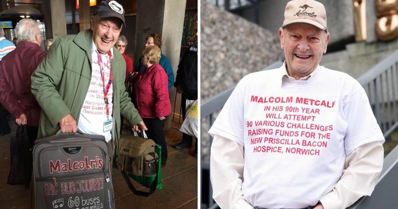 Why marvel fundraiser Malcolm, 92 is feeling top of the world Why marvel fundraiser Malcolm, 92 is feeling top of the world