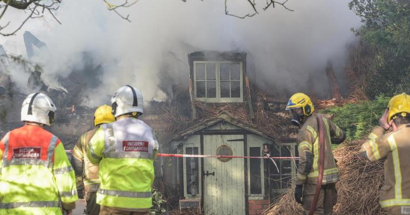Couple left devastated after blaze guts thatched home Couple left devastated after blaze guts thatched home