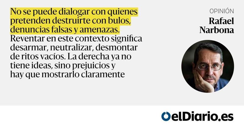 Reventar a la derecha