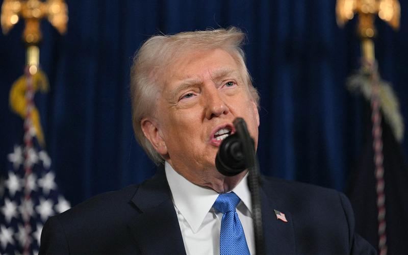 Displaying his trademark chutzpah, Trump commits himself to another foreign policy project