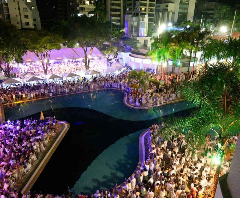 Virada do ano leva multidão ao Minas Tênis Clube, em Lourdes