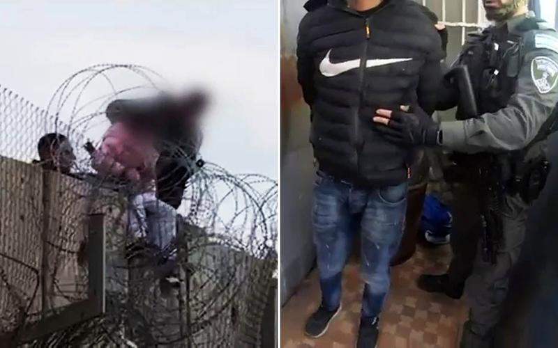 West Bank Palestinian arrested for lowering girl over barrier into Israel by rope