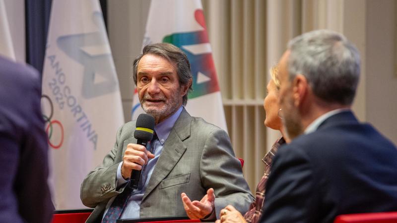 Attilio Fontana, fra sport e questione settentrionale: “Avremo Olimpiadi grandiose. Per il Nord ci vuole l’autonomia”