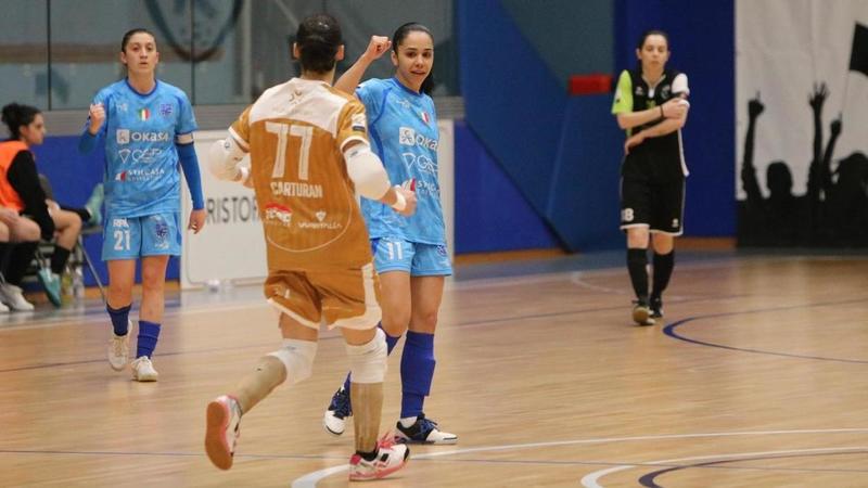 Tripletta di Elpidio, Falconara al quarto posto. Russo: 