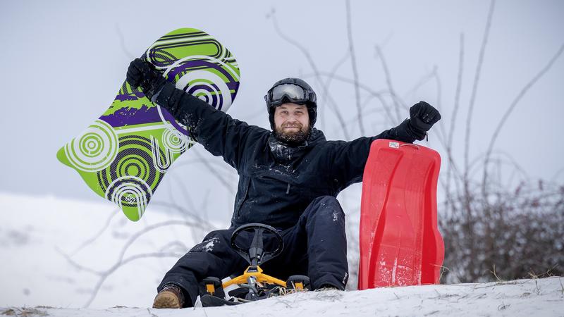 Bäst i pulkabacken? NA:s reporter testade åkdon