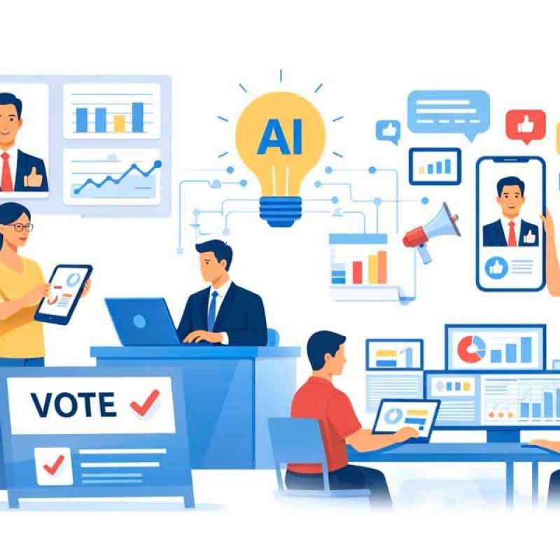 A inteligência artificial vai às urnas