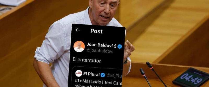 Baldoví sentencia a Toni Cantó tras su enésimo fracaso en audiencias: “El enterrador”