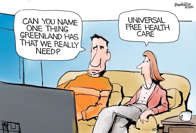 Bramhall cartoons for Jan. 2026