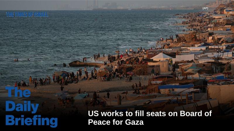 Daily Briefing Jan. 8: Day 825 – US works to fill seats on Board of Peace for Gaza