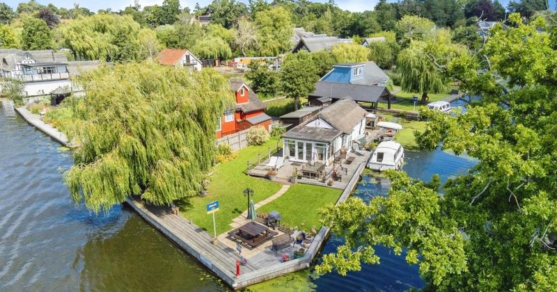Riverside property in Horning up for sale for offers over £525,000
