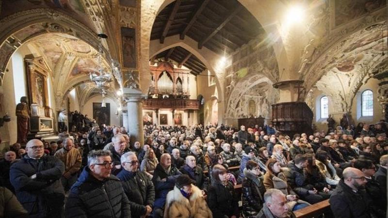 A Gromo l’addio a Andreino Santus: «Si prendeva cura degli altri»