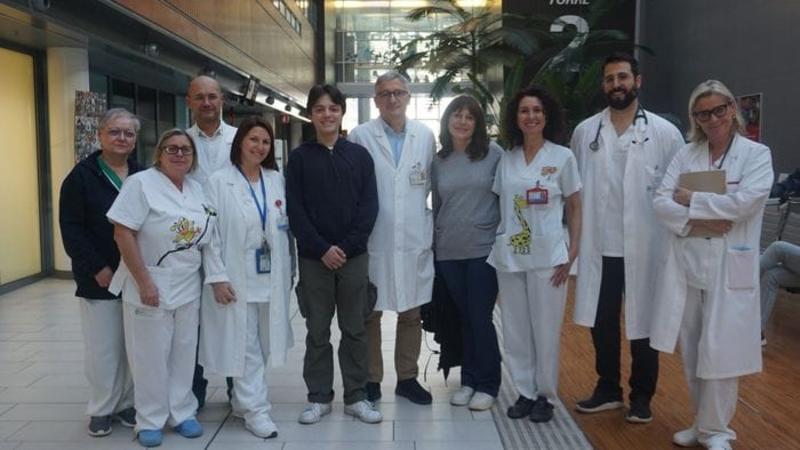 Leonardo, due trapianti ma ora torna a scuola: «Grazie al Papa Giovanni»