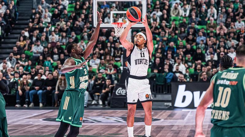 Virtus, ko ad Atene: niente da fare contro il Panathinaikos
