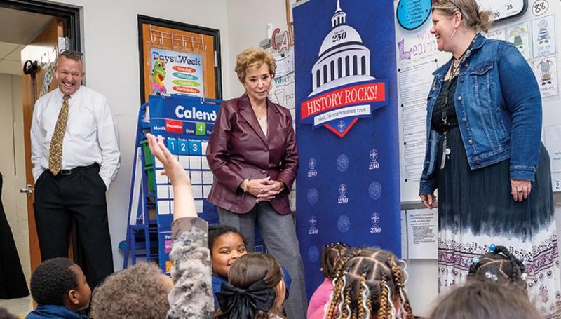 Linda McMahon hits the road: Promoting patriotism and dismantling the Education Department