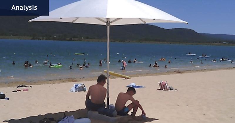 The official temperature was 42 degrees – but western Sydney felt as hot as 55 degrees