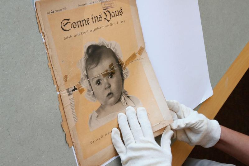 Jewish woman whose baby photo was chosen by Goebbels as Aryan exemplar dies at 91