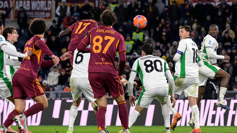 Roma-Sassuolo 2-0: Koné e Soulé mandano al tappeto gli emiliani /