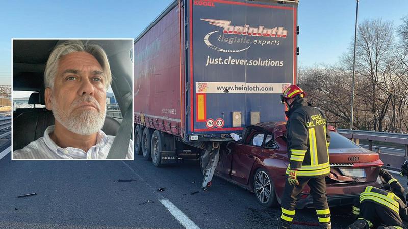 Tamponamento fatale sull’A14: muore Alberto, imprenditore di 51 anni