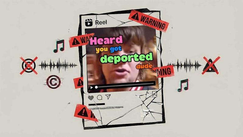 The Trump Administration's Deportation Reels Keep Getting Copyright Strikes for Using Music Without Permission