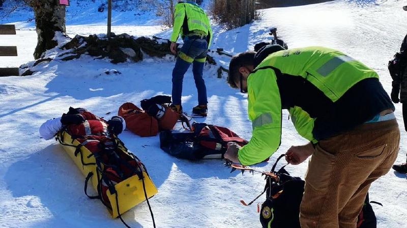 Ferito sul Monte Ventasso, recuperato dal Soccorso Alpino