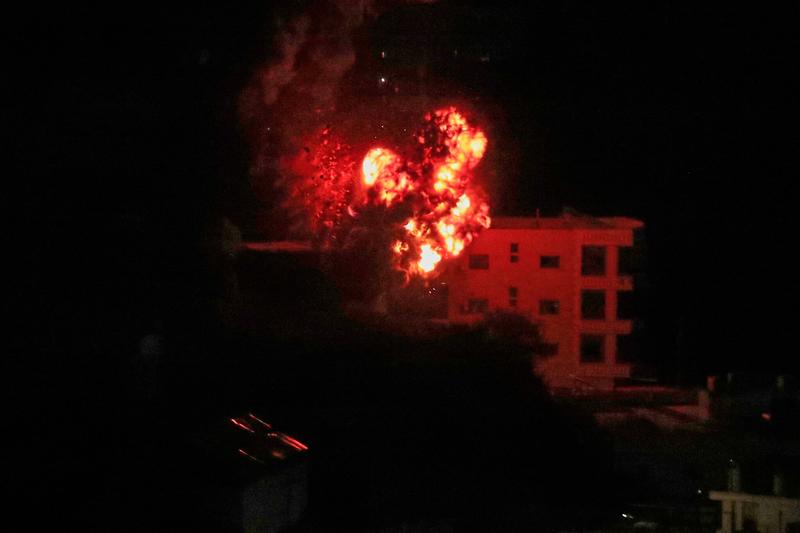 Israel hits Hezbollah sites in two waves of major strikes across southern Lebanon