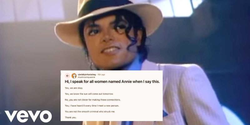 A woman named Annie shared a mini-rant about name jokes and opened a floodgate for others