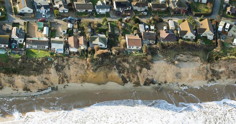 Photos show devastation of coastal erosion to homes after another demolished