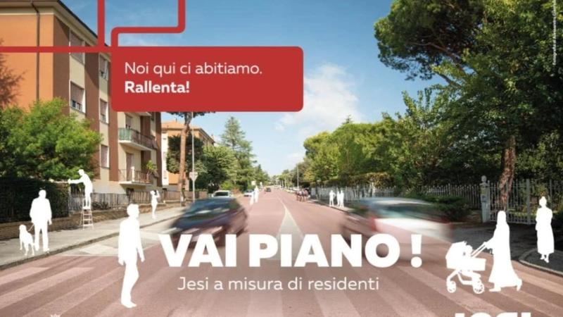 Jesi, la commissione europea premia la campagna 'Vai piano!'