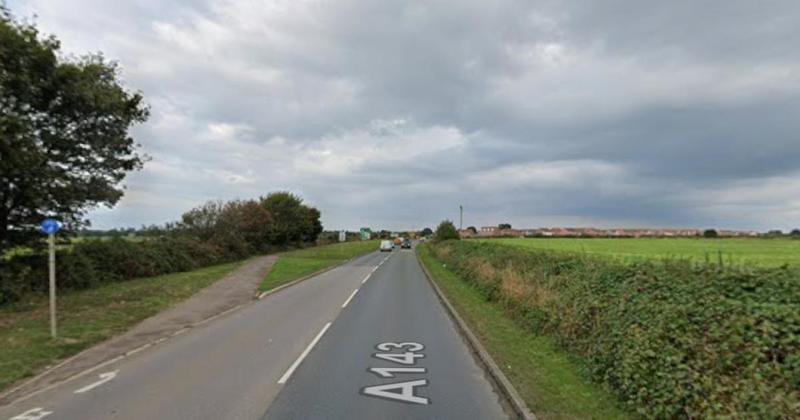 Three-vehicle crash closes busy road