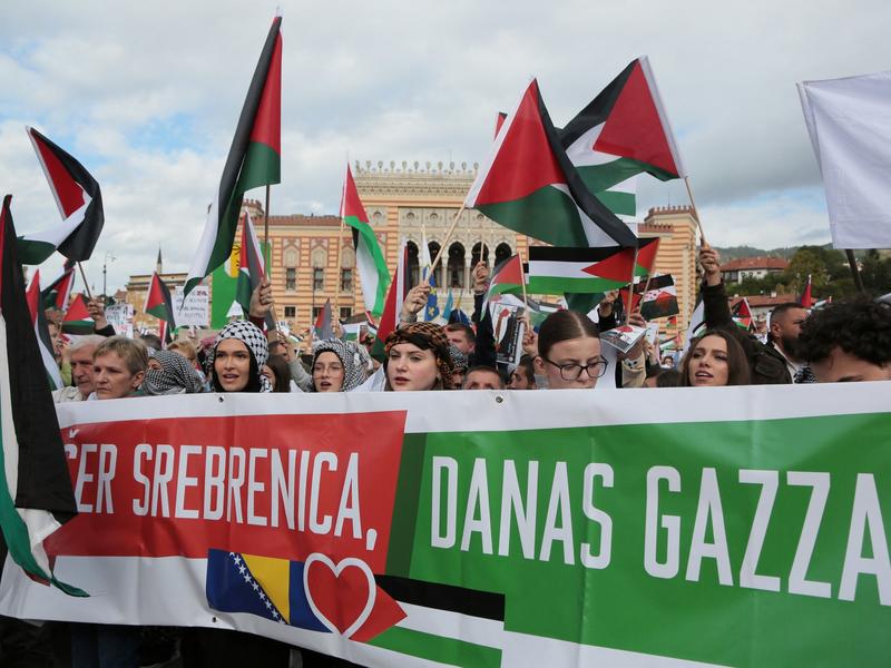 Why is Bosnia sending troops to Gaza?