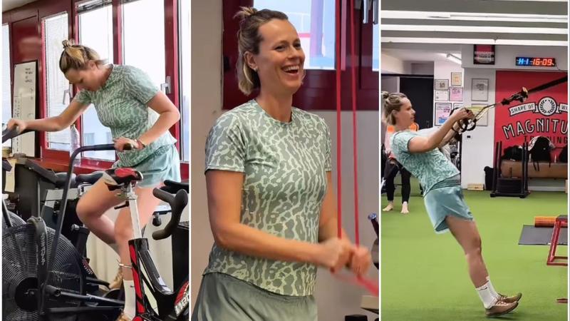 Federica Pellegrini col pancione in palestra: il video degli allenamenti in gravidanza divide i social