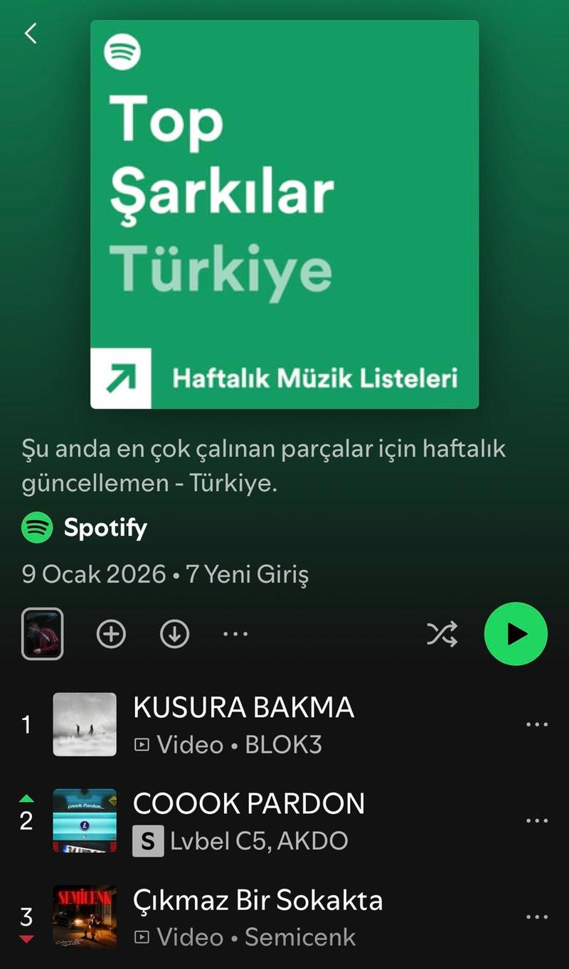 Bu hafta Spotify ilk 50’de 49 Türkçe şarkının arasına o tek yabancı şarkı nasıl girdi?