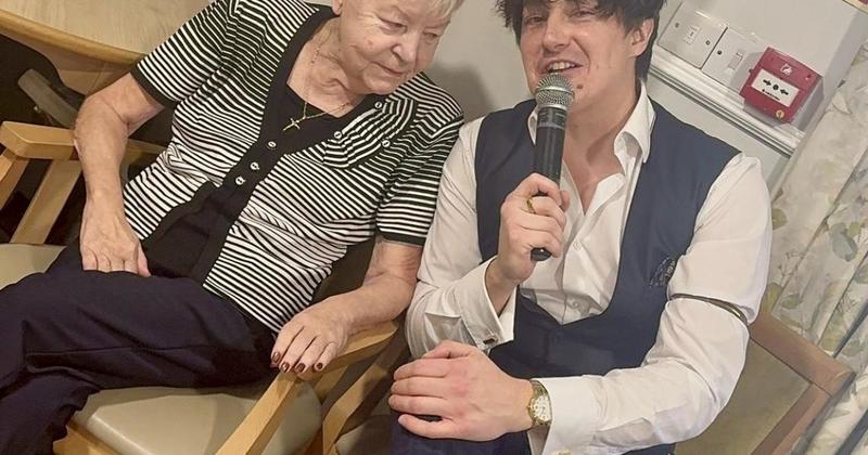 Care home filled with smiles with a little help from local musician