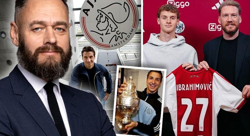 Inget litet ok att bära för Maximilian Ibrahimovic i Ajax