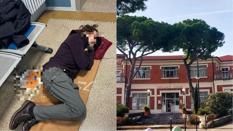 Malato di tumore sdraiato a terra per ore in attesa di una barella al Pronto soccorso di Senigallia, via alle verifiche dell’Ast