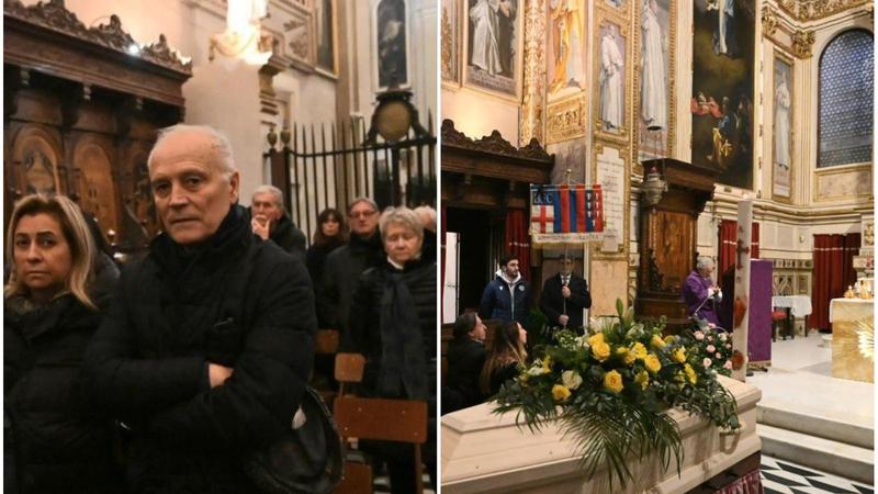 Renzo Ragonesi, gli ex rossoblù al funerale del braccio destro di Franco Colomba
