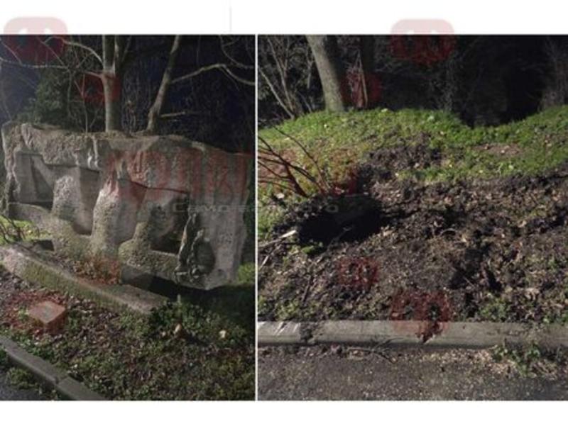 Опасният паметник в Морската градина на Бургас изчезна мистериозно