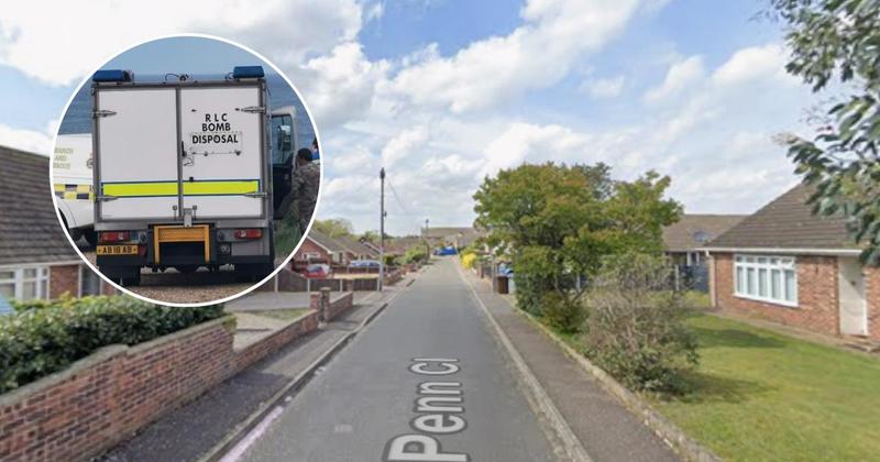 Grenade found in front garden forces bomb squad to hit quiet cul-de-sac