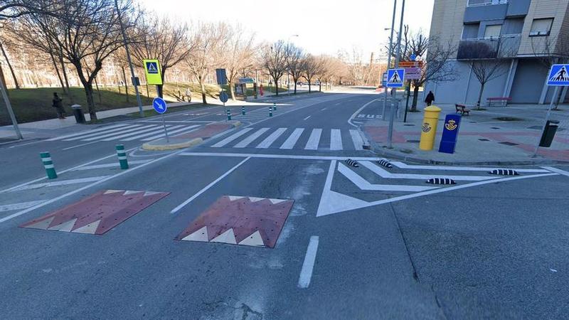 Inseguridad peatonal en la zona del Sadar