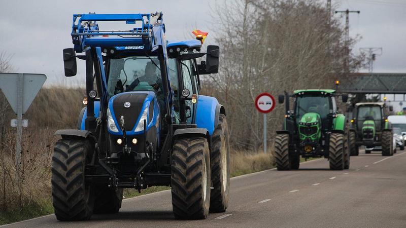 En llegando San Antón se convocan tractoradas en lugar de procesión y la cofradía del burro se hermana con el tractor