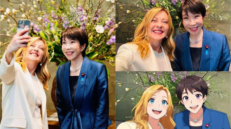 Meloni in Giappone incontra Takaichi fra compleanno, dazi, armi nucleari di Kim Jong-un e selfie in stile manga