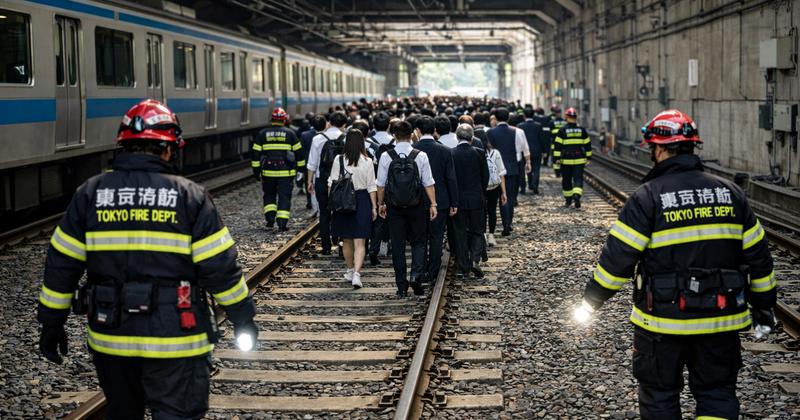 Εικόνες χάους στο Τόκιο λόγω μπλακάουτ σε σιδηροδρομικό δίκτυο - Ταλαιπωρία για 673.000 επιβάτες