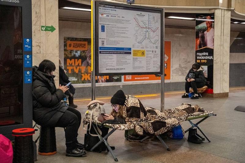 Amid the bombs, life in Kyiv carries on as normal