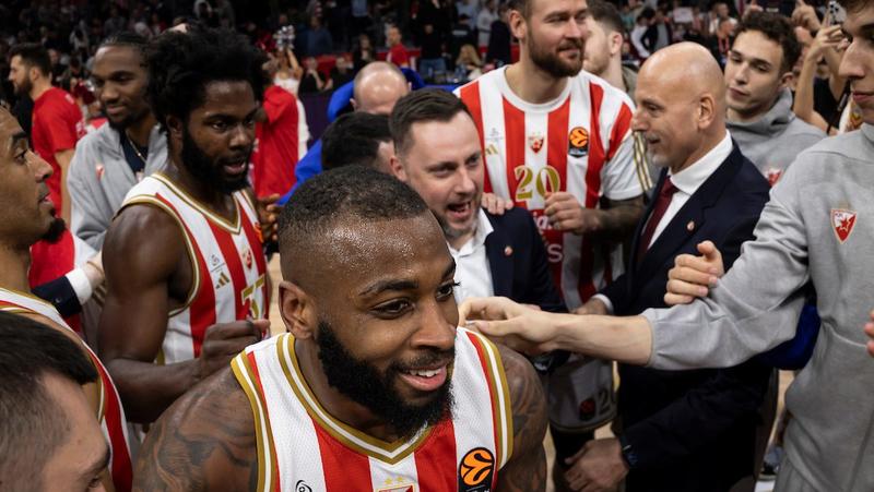 Tabela Evrolige: Zvezda i dalje u plej-in zoni, Partizan na začelju