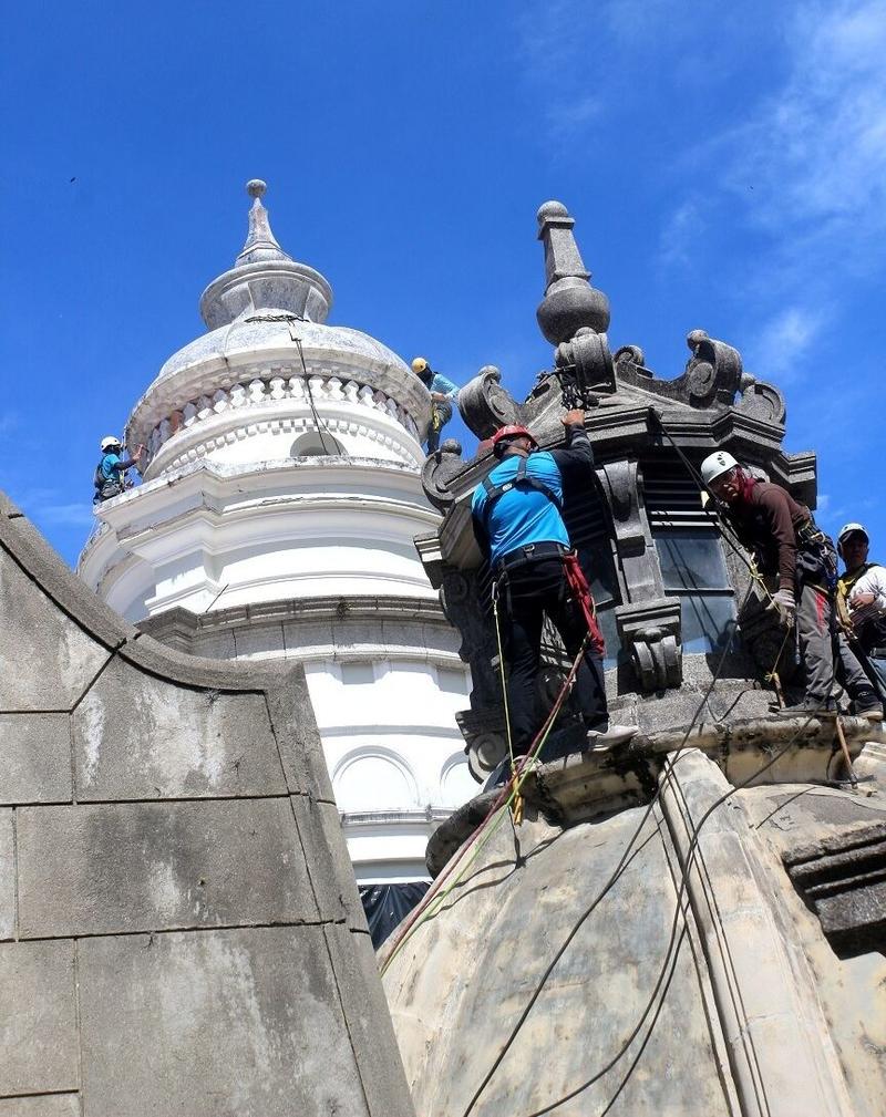 Catorce frentes de trabajo desplegados en rehabilitación de la Catedral de Mérida 