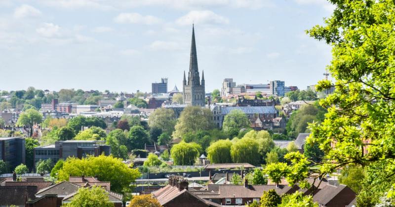 Norwich named among best places to live for under 35s