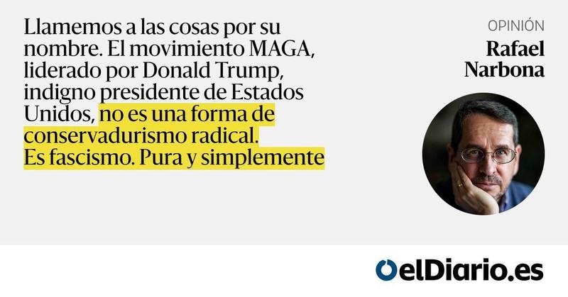 No es trumpismo, es fascismo