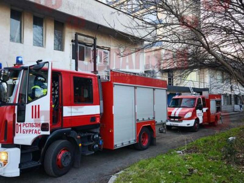 Пожар в Бургас, изгоря звукозаписно студио с много скъпа апаратура