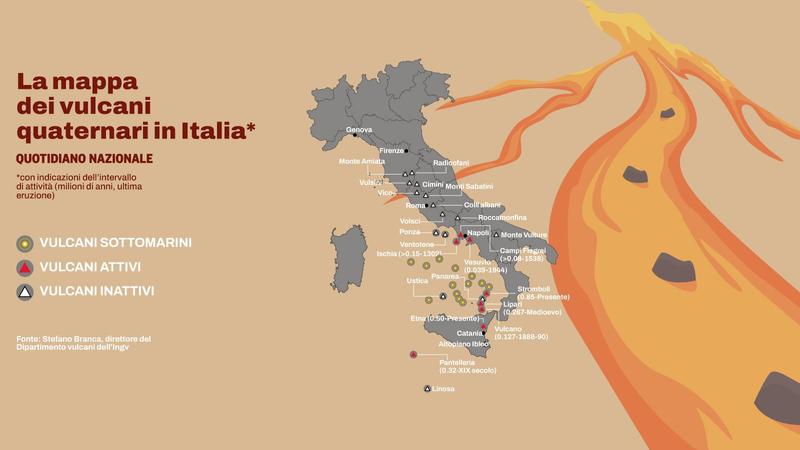 Quali sono i vulcani attivi in Italia e come sono controllati. Branca (Ingv): “Ecco come si classifica il pericolo” /