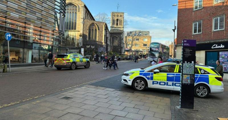 Emergency services attend incident in city centre